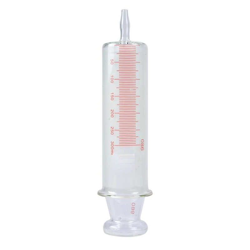 

150ml/200ml/250ml/300ml/500ml/1000ml All Glass Syringes Large sausage device Glass sample extractor Glass Injector large caliber