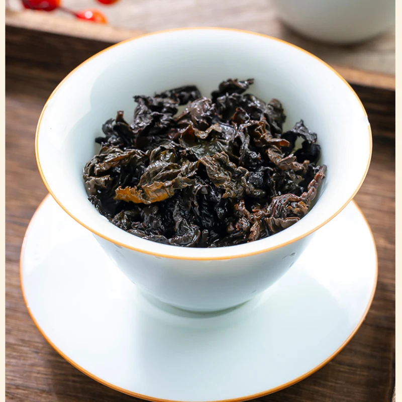 

5A новый чай, черный улун, древесный уголь, масло для резки, чай с вкусом Лучжоу, оптом консервированный 125 г/без чайника