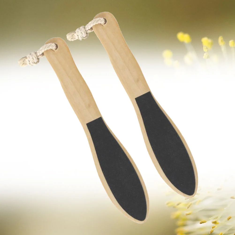 

Foot File Callus Rasp Pedicure Remover Feet Brush Tool Scrubber Skin Shaver Hard Handle Natural Care Exfoliating Wooden Sander