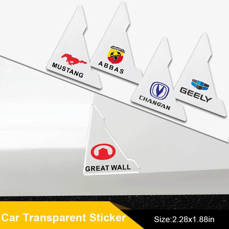 2 шт. прозрачные наклейки на ножки автомобильной двери для Nismo GTR Leaf Juke March Note Fairlady