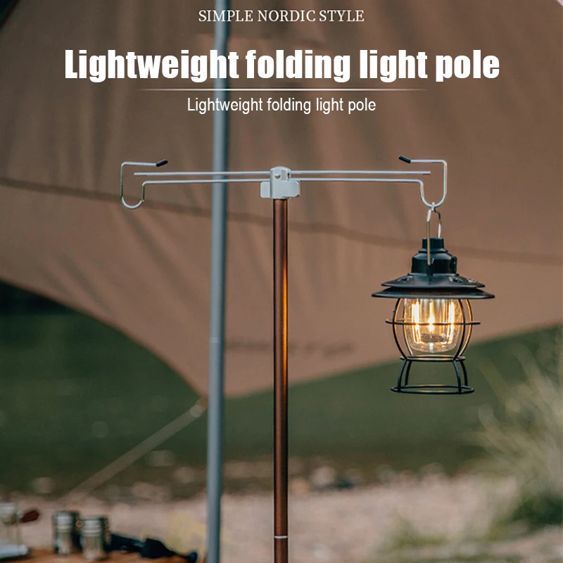 

Легкий складной кронштейн из алюминиевого сплава для палатки, регулируемый держатель для кемпинга, съемная подставка