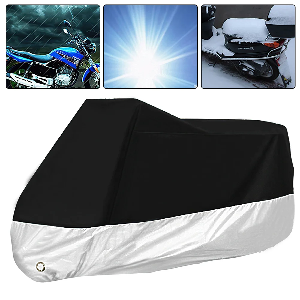 

Motorcycle Cover Universal Outdoor UV Protector All Season Waterproof Bike Rain Dustproof Cover Scooter Cover M L XL 2XL 3XL 4XL
