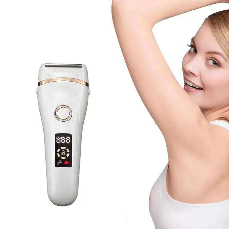 

Wet And Dry Lady Shaver 3 In 1 Painless Electric Razor USB Rechargeable Painless Bikini Trimmer Wet And Dry Fast Hair Removal