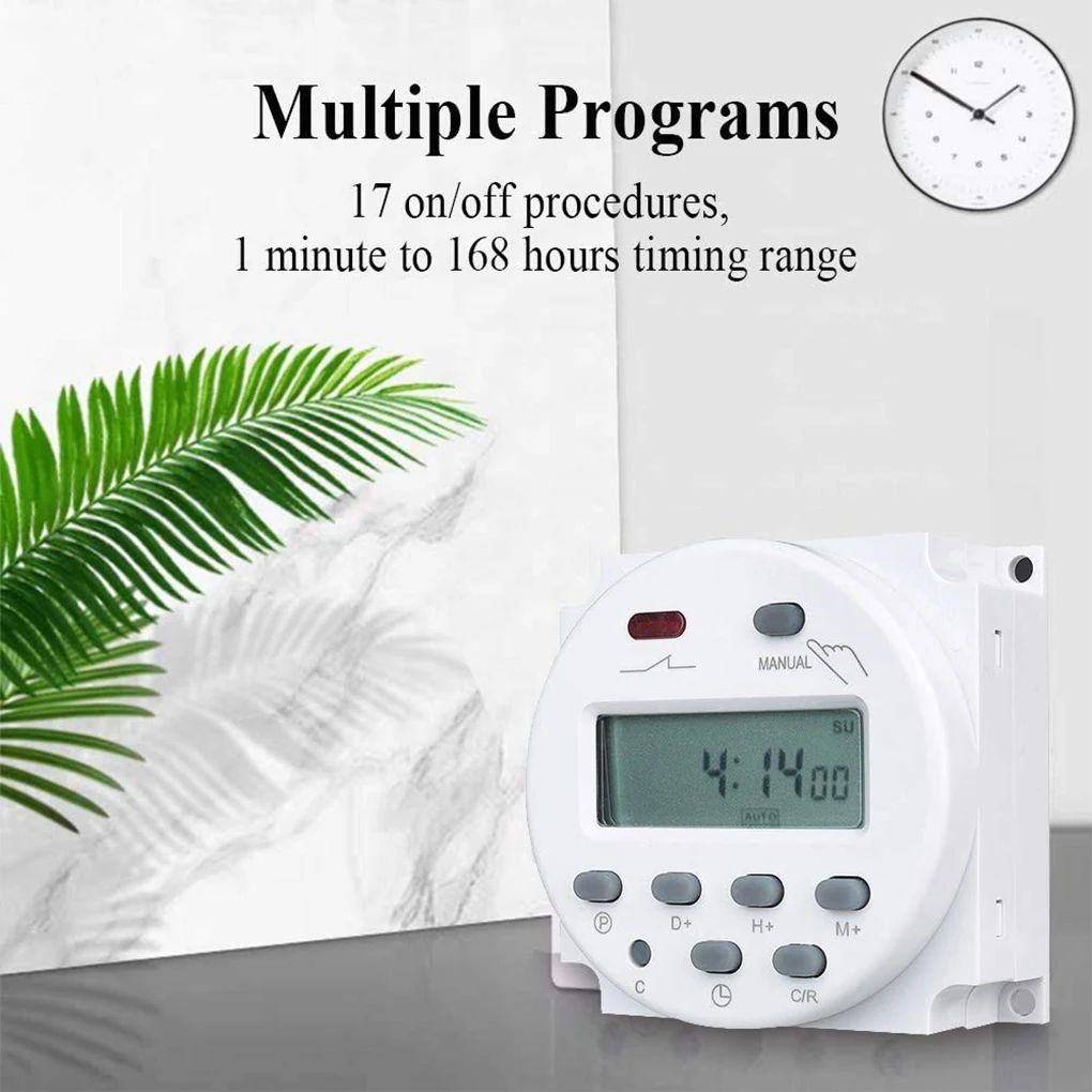 

Счетчики от 1 минуты до 168 часов 16 А многофункциональный электронный переключатель времени практичный легкий маленький уникальный дизайн т...