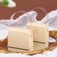 wedding candy box pvc portable birthday baby shower thanksgiving party favor candy box gift packaging bags party souvenirs decor