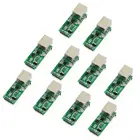 Модернизированный 10 шт. USR-TCP232-T2 миниатюрный последовательный Ethernet конвертер модуль последовательный UART TTL для Ethernet TCPIP модуль Поддержка DHCP DNS