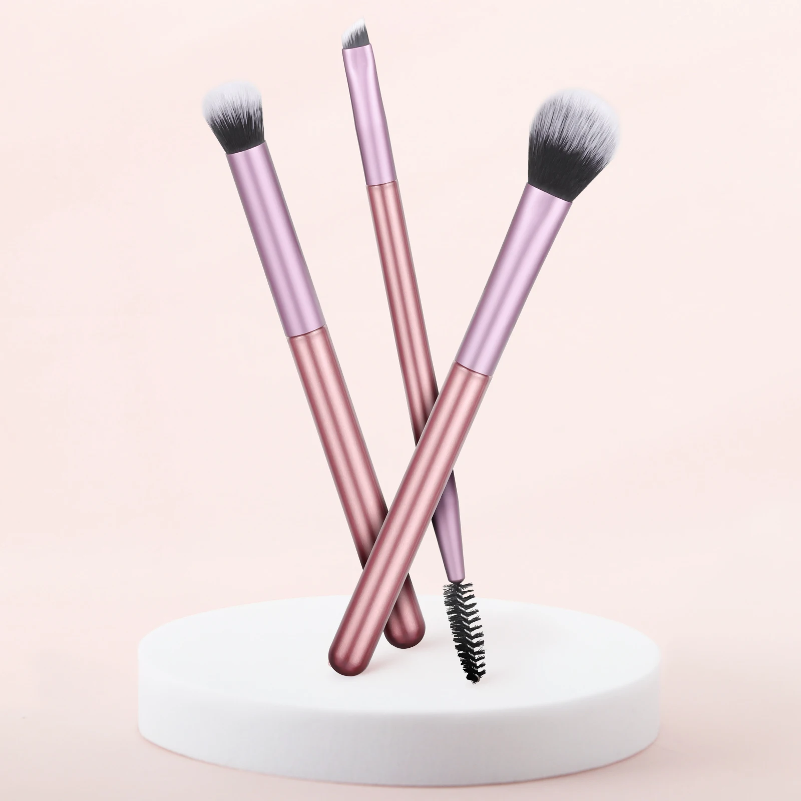 Наборы кистей для макияжа 3 шт. пластиковые повседневные кисти Больших Глаз с
