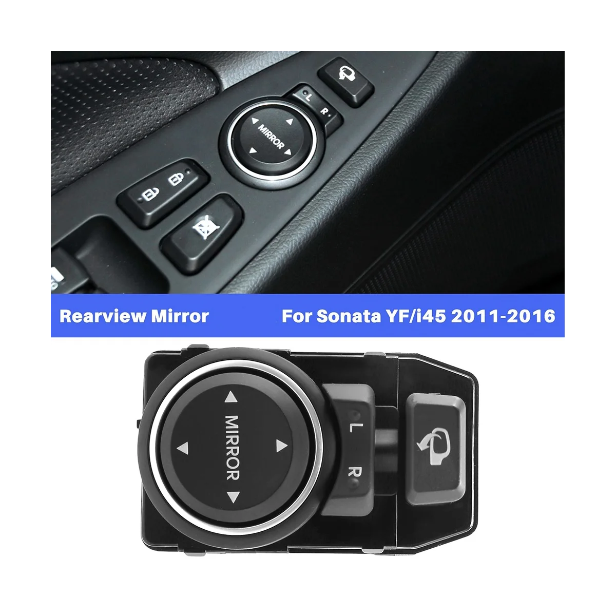 Переключатель регулировки зеркала заднего вида кнопка управления боковым