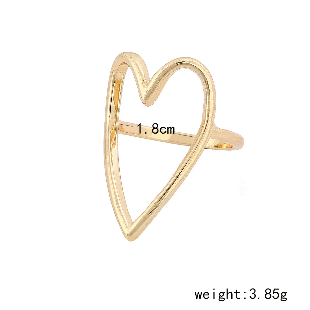 Creative Fashion Opening Adjustable Love Ring For Women Personality Temperament Ladies Wedding Site Ring Jewelry Wholesale