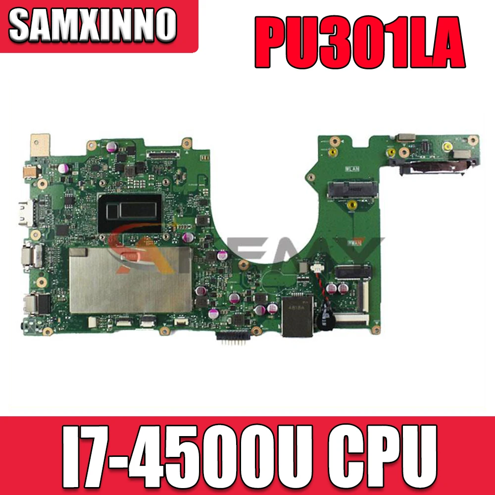 

PU301L Mainboard For ASUS PU301LA PU301L I7-4500U Laptop Motherboard REV2.0 Test work 100% original Motherboard