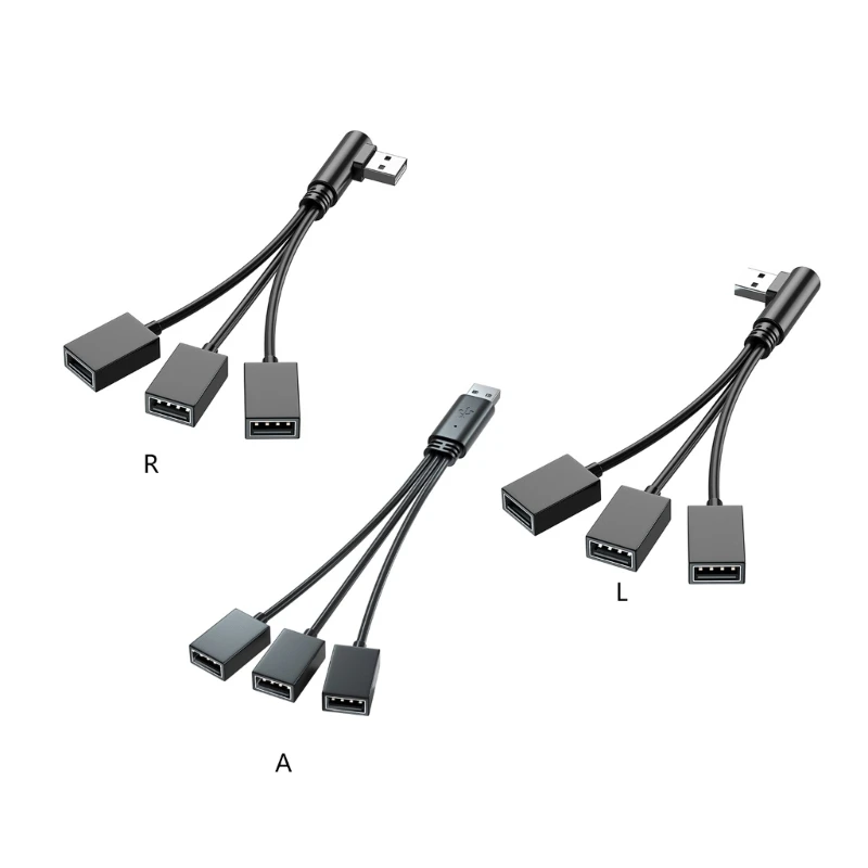 

K1AA USB-концентратор-разветвитель для мобильного банка питания, автомобиля, компьютера USB-адаптер для кабеля зарядного