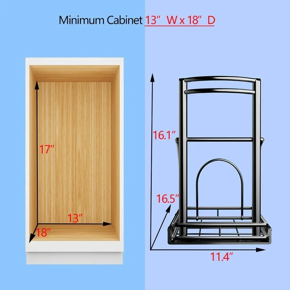 Выдвижная мусорная корзина под шкафом в шкафу раковиной вытащить требует