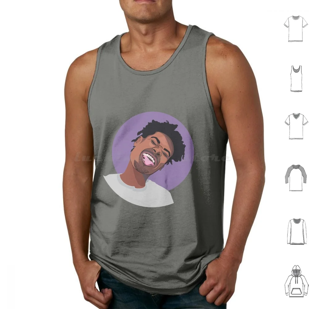 

Danny Brown Illustration Tank Tops Vest Sleeveless Danny Danny Brown Brown Rap Rapper Hip Hop Hip Hop Hiphop Music Artist