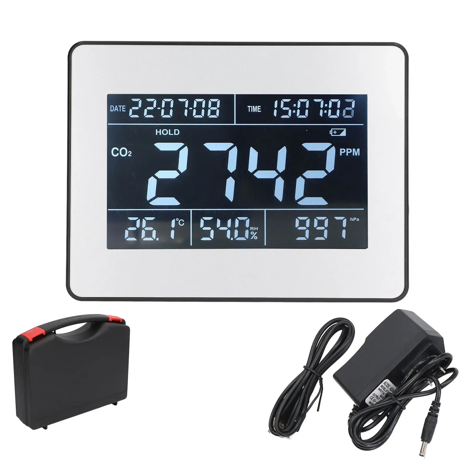 

6 Detector Recorder in Pressure Temperature Display Sensor Quality Atmospheric Humidity With Air Time Indoor 1 Monitor