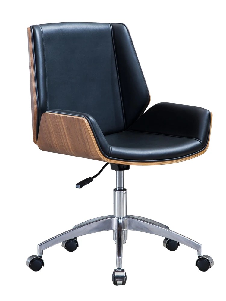 

Office Chair Simple Modern Mahjong Computer Chair Hme Desk Chair Solid Wood Lifting Meeting Boss Back Swivel Chair