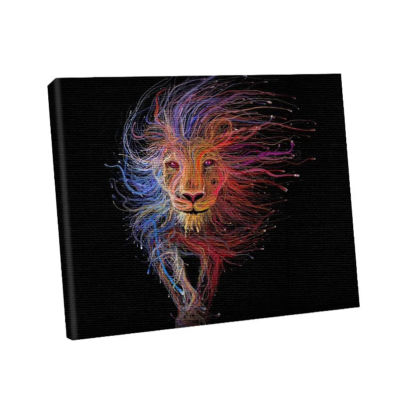 

Animal Lion Office Abstract Canvas Painting Wall Art Decorativos Living Room Home Decor Anime Modern Poster Picture Bedroom