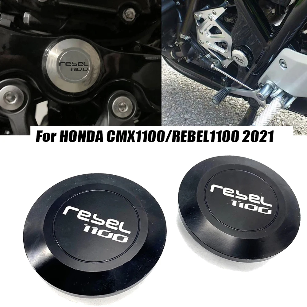 

Rebel 1100 For HONDA CMX 1100 cmx1100 REBEL1100 2021 CNC Frame Hole Cover Caps Plug Decorative Frame Cap Set fits 2021-