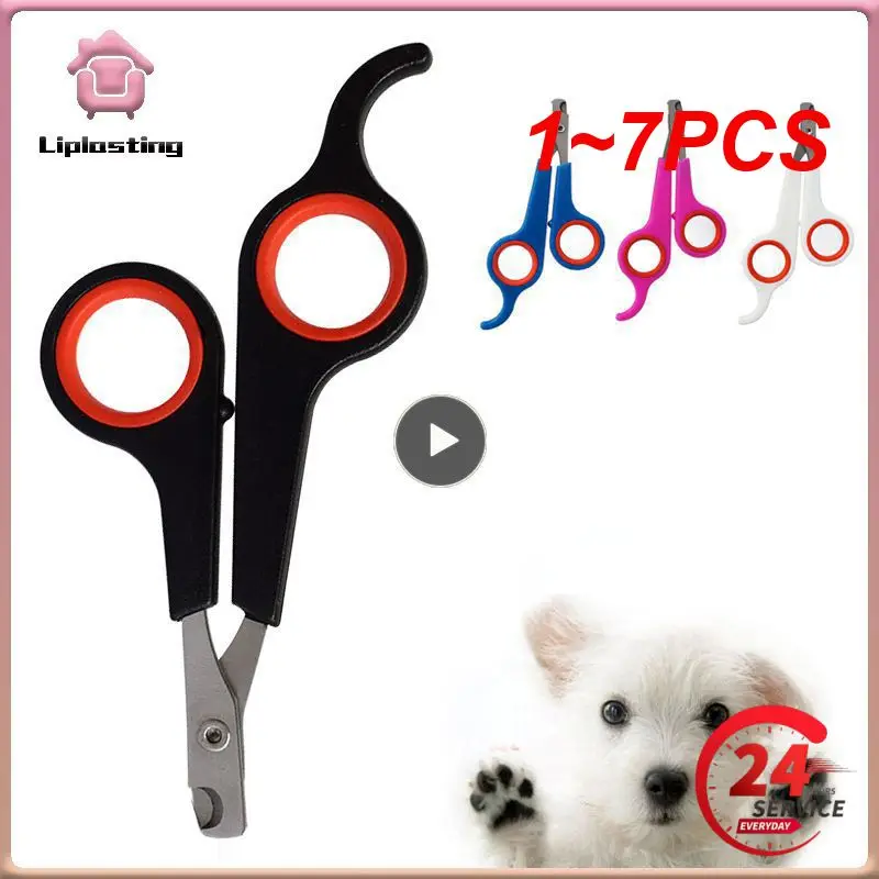 1~7PCS 12cm dog cat claw toe tool rabbit toenail Pet nail scissor trimmer clipper grooming paw cutter bird parrot shear animal