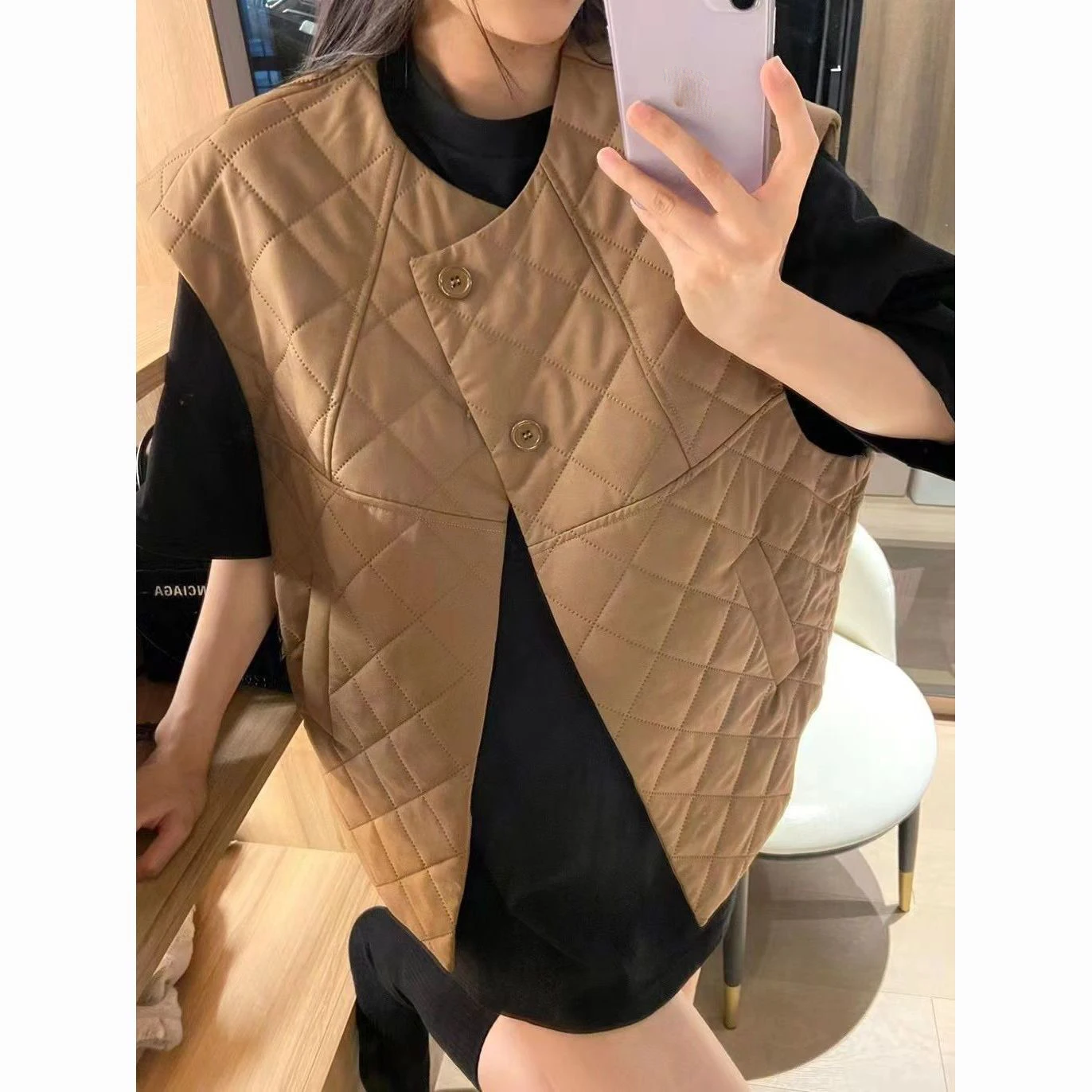 

Женский осенне-зимний плотный жилет, пальто, Женский Теплый Универсальный жилет в стиле ретро, уличные куртки, пальто, Повседневная Верхняя одежда без рукавов, топы