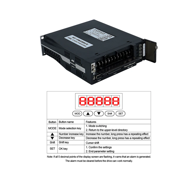 Серводвигатель переменного тока 130ST-M10025 220 В/380 В 2500 кВт об/мин постоянный крутящий