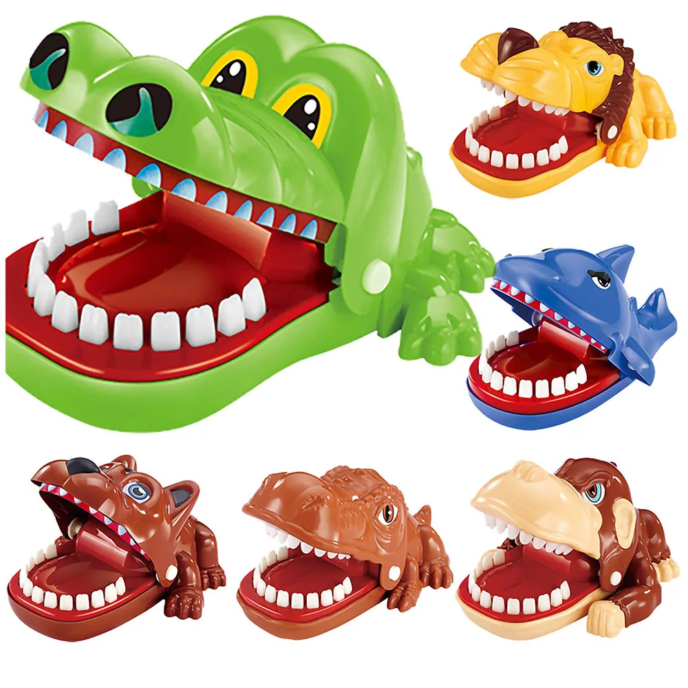 

Bite Hand Crocodile Trick Toy Finger Decompression Decompression Artifact Beware Of Evil Dog Shark Desktop Parent-Child Game