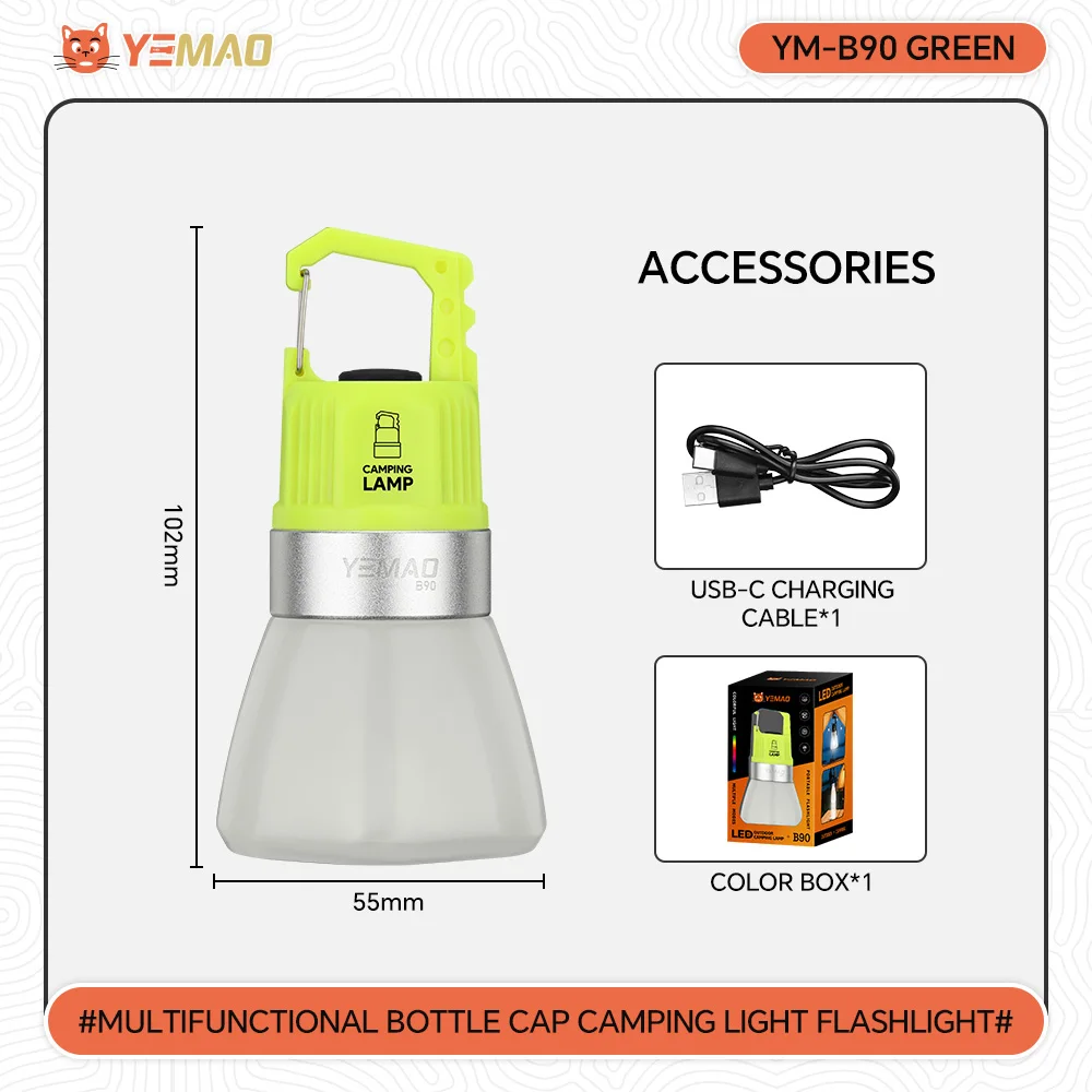 Фонарик YEMAO B90 RGB