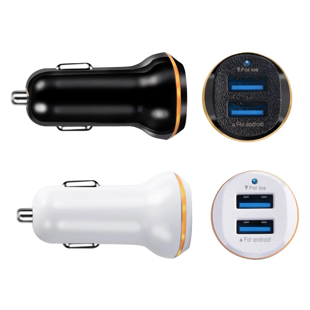 

Автомобильное зарядное устройство с двумя USB-портами, 5 В/3,1 А, 20 шт.