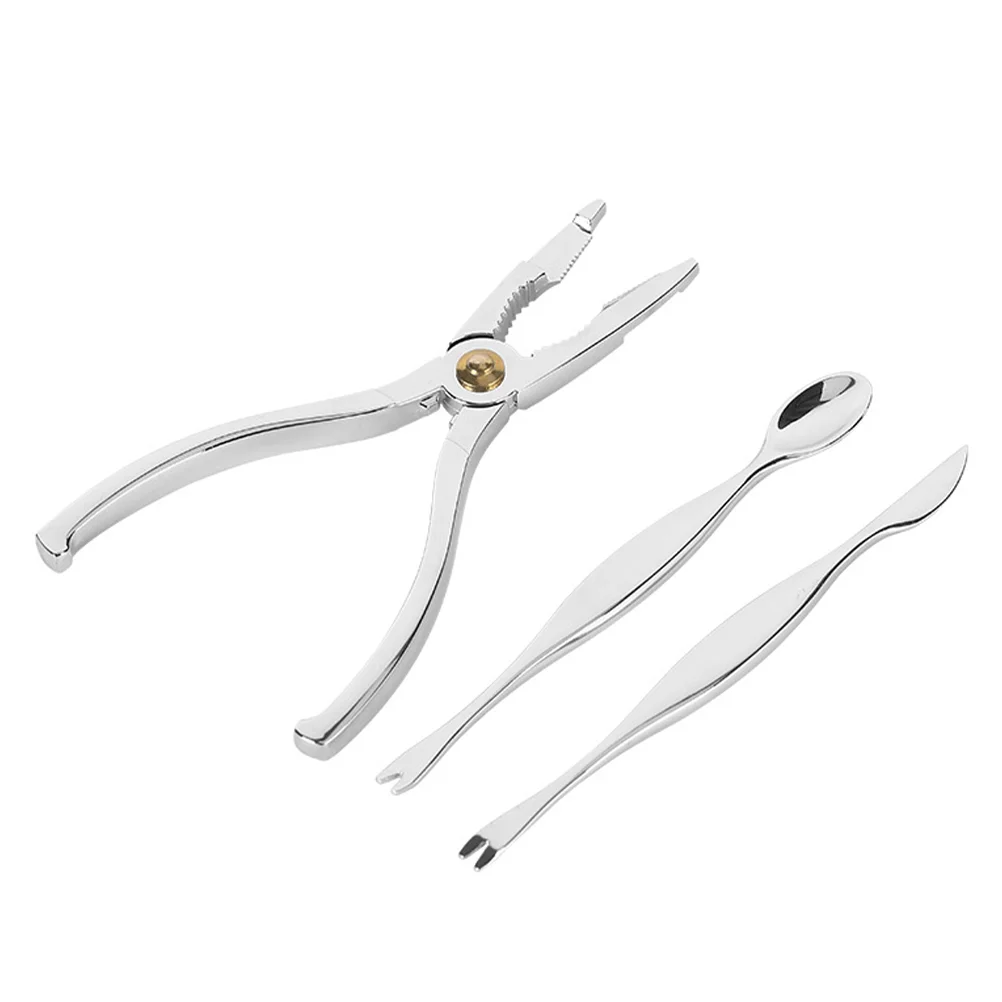 

Seafoodleg Tools Crab Lobsterpeeler Forks Shrimp Sheller Eating Opener Utensils Set Shellfish Shellers Clam Shucker Scissor Nut