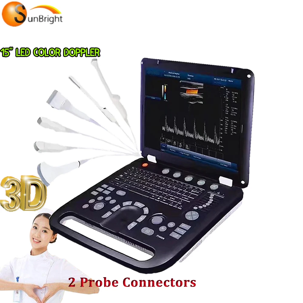 

Cardiac Vascular Color Doppler Portable Ultrasound