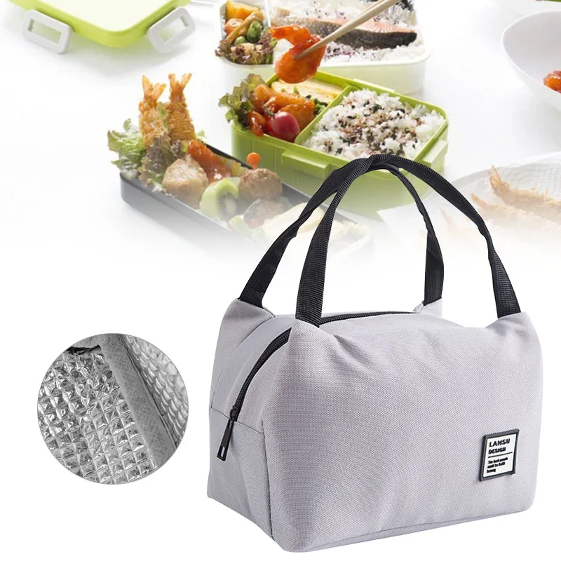 

Термоизолированная сумка для ланча, многоразовая крутая сумка для пикника, контейнер для хранения еды для взрослых и детей, кухонная сумка для хранения еды