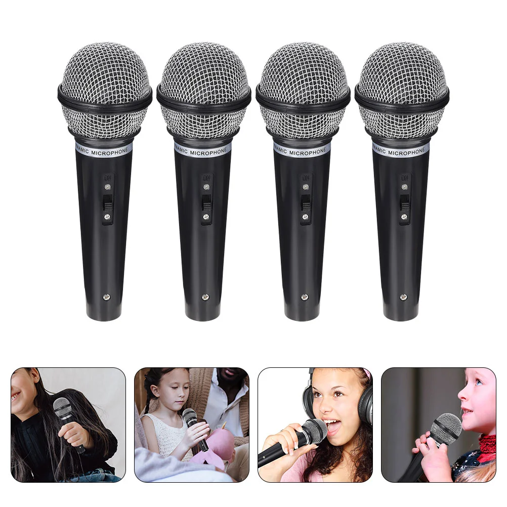 

4 Pcs Children's Products Simulation Microphone Baby Music Toy Play Kids Plastic Interesting