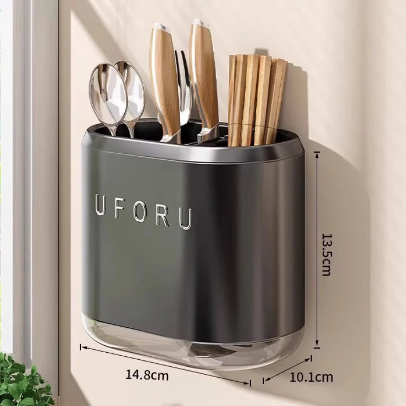 

Настенный органайзер для столовых приборов из пластика