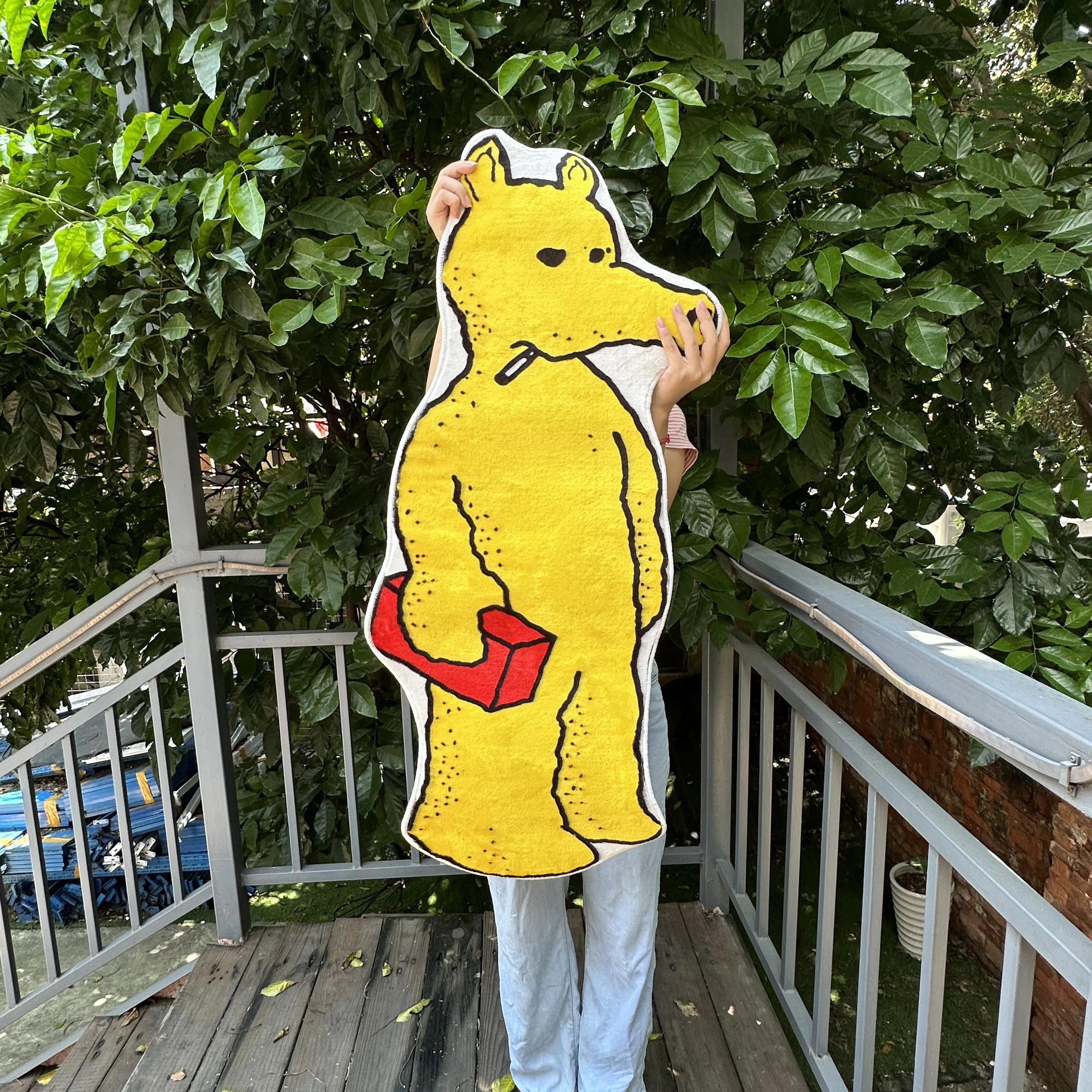 Ковер с изображением желтых миньонов цифровой печатью простой подарок на