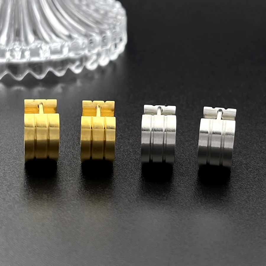 Гипоаллергенные серьги из титановой стали 1 пара