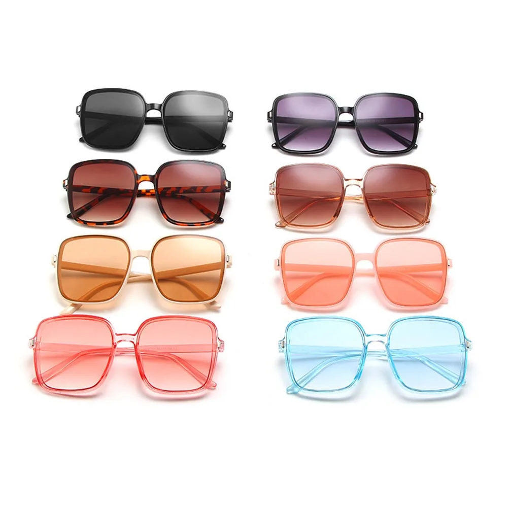 

Large Frame Sunglasses Goggles Sunglasses Square Retro Sunglasses Women and Men Vintage Square Sun Glasses Protection Glasse