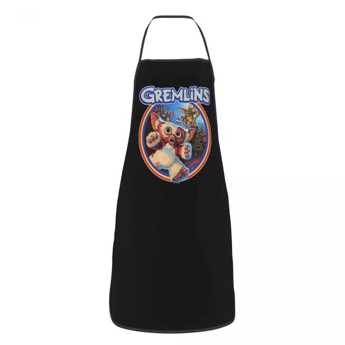 

Винтажные фартуки Gizmo Gremlins для мужчин и женщин, унисекс, для взрослых, шеф-повара, кухня, научная фантастика, фильмы Mogwai, монстр, фартук, кухня,...