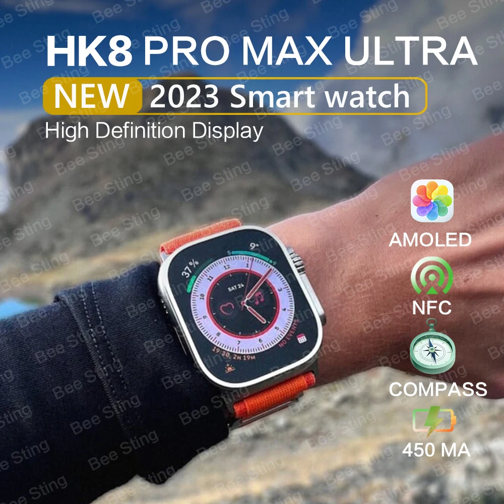 

Смарт-часы Ultra HK8 Pro Max Series 8 49 мм с компасом