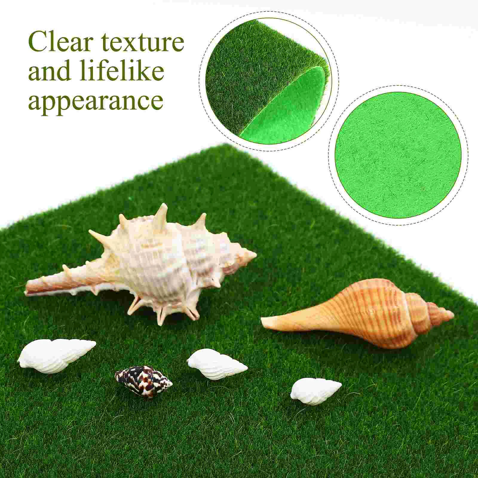 8 шт. искусственный коврик из мха газон декоративный кукольный домик поддельные