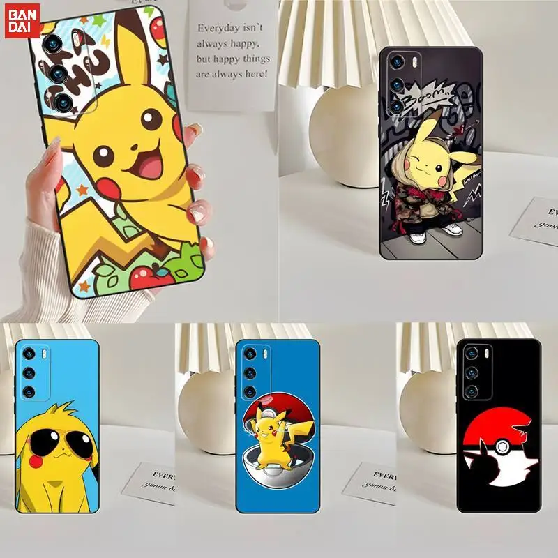 

Pokemon Pikachue Phone Case Fundas For Huawei Y9 Y7 Y5 Y6 Prime 2019 Y9s Mate 30 20 10 Lite 40 Pro Nova 5t Macia Cover Capa