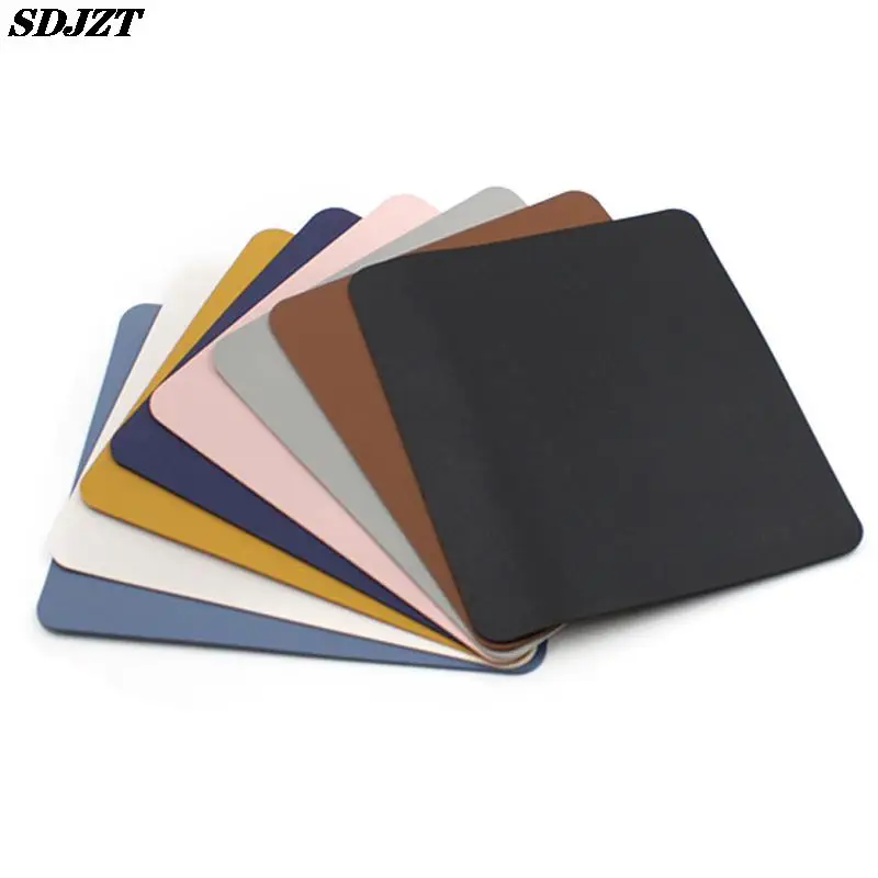 

Double-side Large Mouse Pad Anti-slip Waterproof PU Leather Desk Mat Gaming PC Computer Mousepad Keyboard Table Cushion