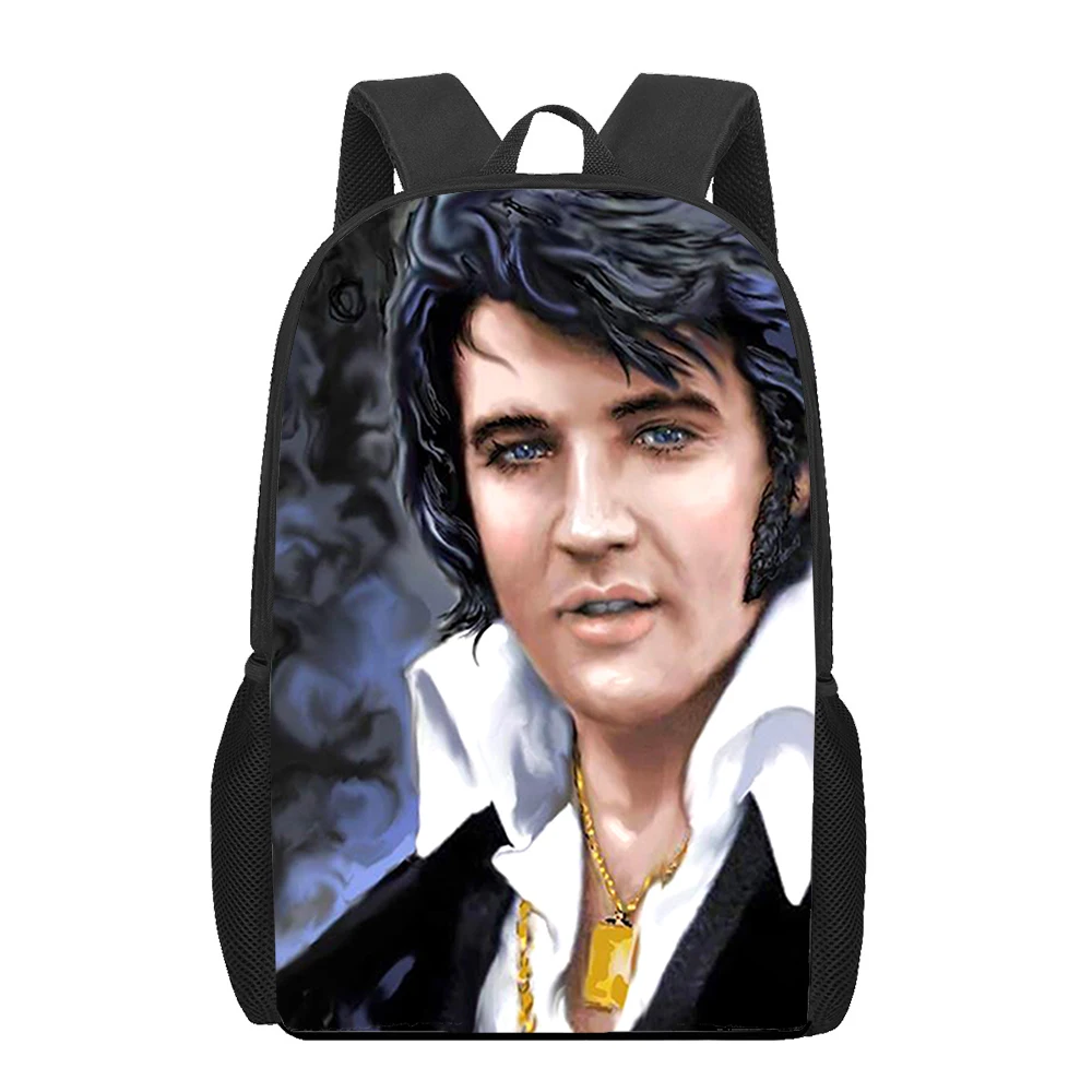 Elvis Presley 3D Print Backpacks For Girls Boys Children School Bags Orthopedic Backpack Kids Book Bag Knapsack