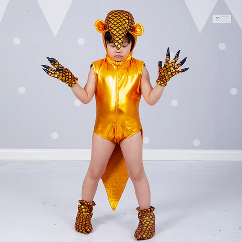 Детский костюм панголина для косплея из аниме костюмы на Хэллоуин мальчиков и