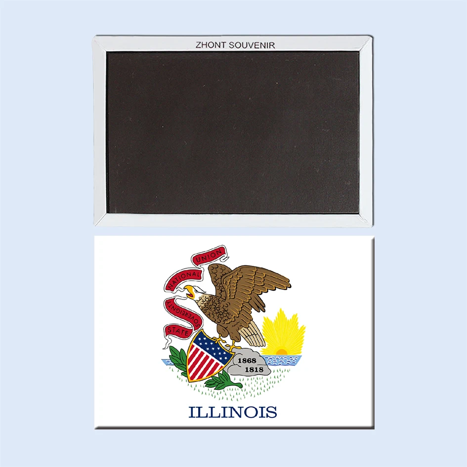 

Home Decoration,Flag_of_Illinois Fridge Magnet 032