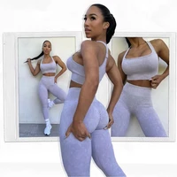 2 piece sports suit seamless yoga set fitness clothing women gym set yoga suit sports push up bra yoga pants womens tracksuit