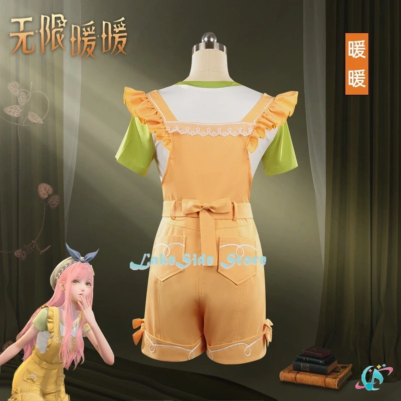 Бесконечность Никки Косплей Игра Аниме Костюм Желтый Милый Комбинезон Униформа