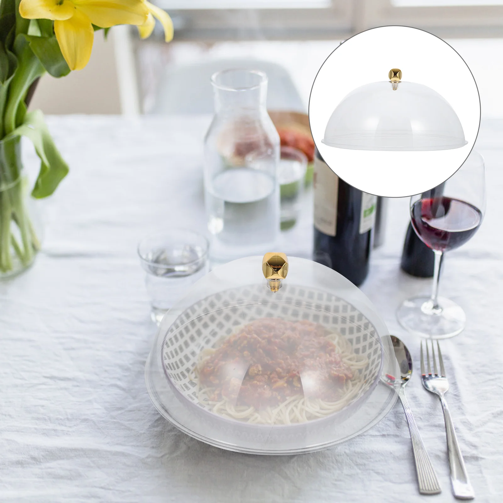 

Meal Cover Household Dish Cover Dome Tent Cheese Dust-proof Cake Cover Plastic Protective Cover Mini Foods