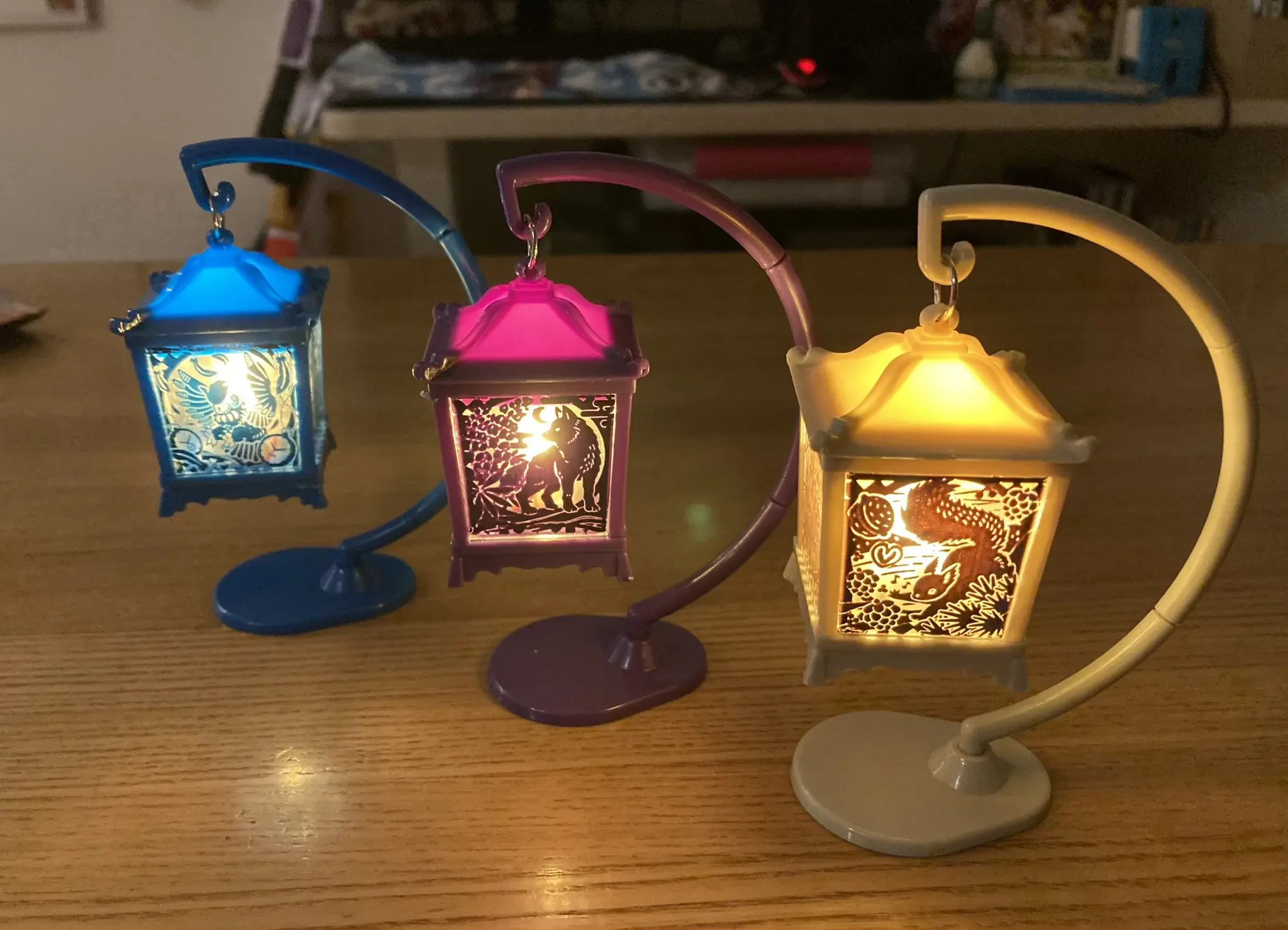 Капсульные игрушки Yell world подвесные фонарики Рин красивый тигр кот волк кои