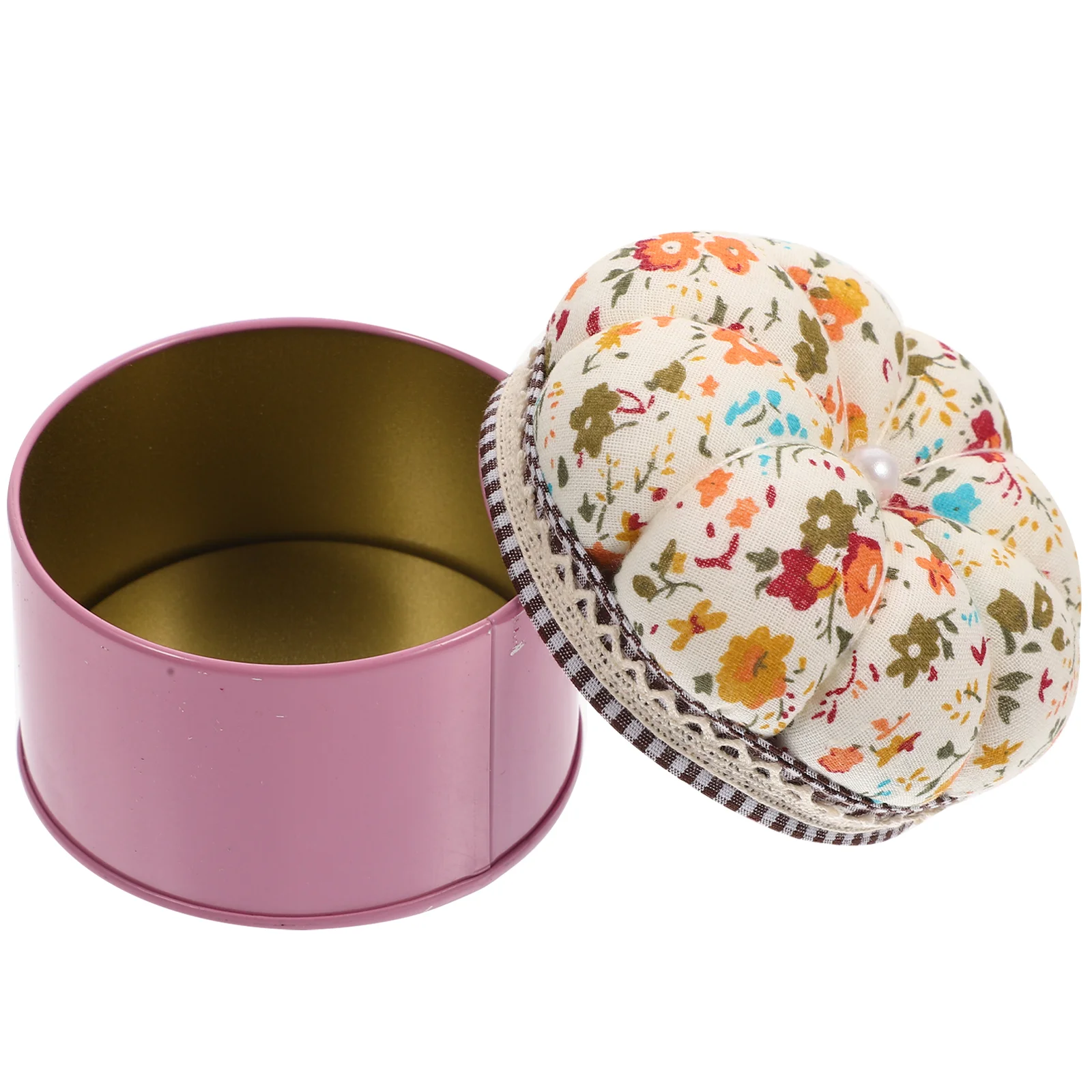 

Pin Sewing Cushion Holder Box Head Needle Tool Glass Quilting Straight Containercaddy Pumpkin Equipment Machine Organizer Bottle