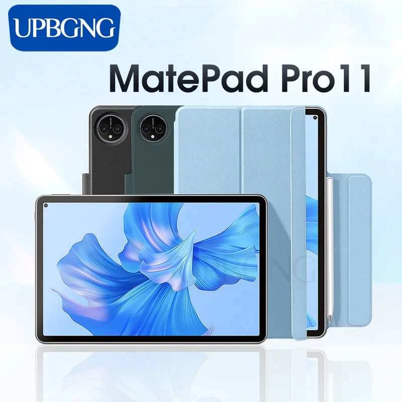 Умный Магнитный чехол UPBGNG для Huawei MatePad Pro 11 2022 защитный планшета умный кожаный