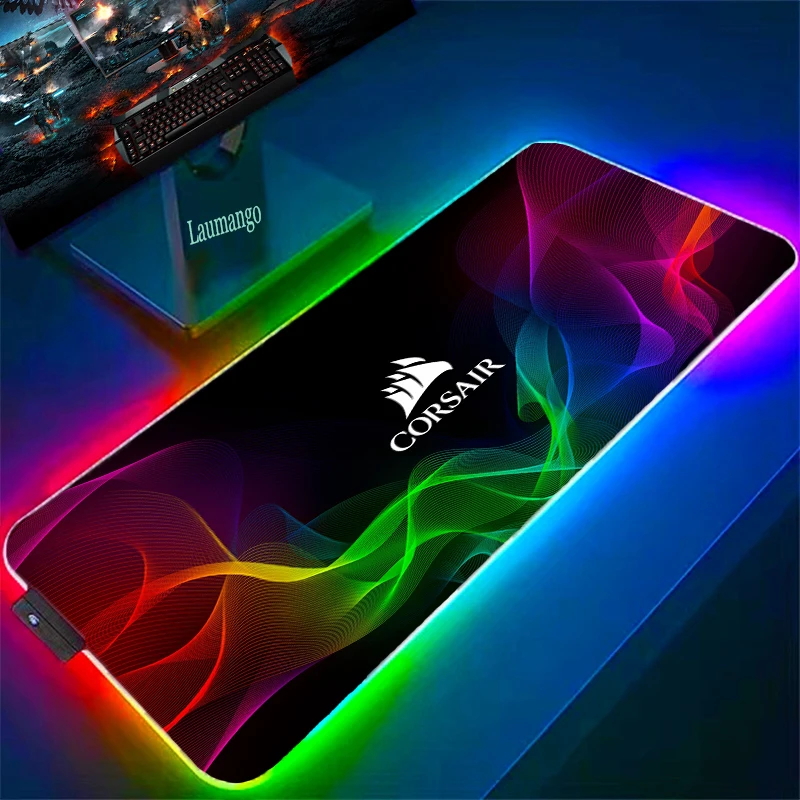 

Corsair Accessories Gaming Mousepad Gamer Rug Cute Mouse Pad Rgb Desktop Table Mat Game Mats Diy For Office Computer Desk Carpet